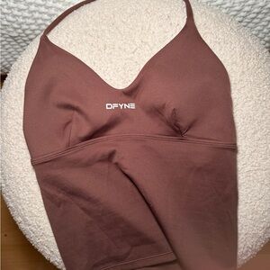 DFYNE Hannah Pearson Halter Neck Longline Top